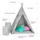 Σκηνή Teepee Deluxe Grey-White Akuku A1902