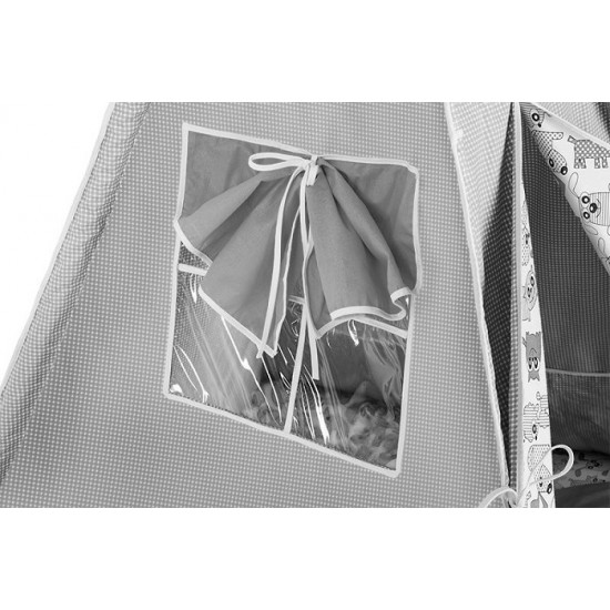 Σκηνή Teepee Deluxe Grey-White Akuku A1902