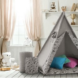 Σκηνή Teepee Deluxe Grey-White Akuku A1902