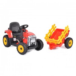 Ηλεκτροκίνητο Τρακτέρ 12V Farmer με Καρότσα Red Moni 3800146214197