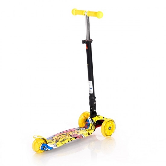 Πατίνι Scooter Rapid Yellow Graffiti Lorelli 10390040014