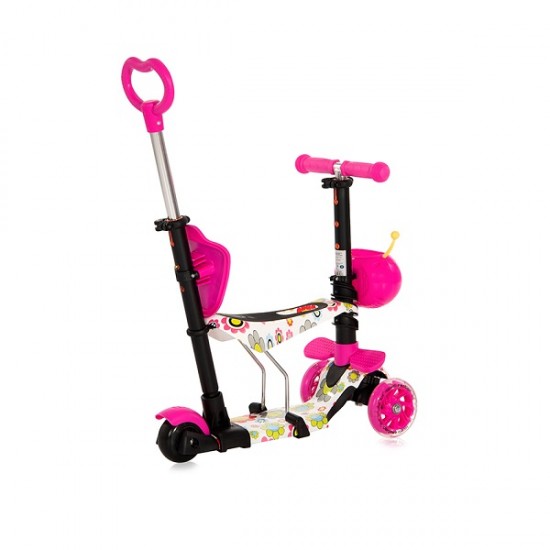 Πατίνι Scooter 3in1 Smart Plus Pink Flowers  Lorelli 10390030016