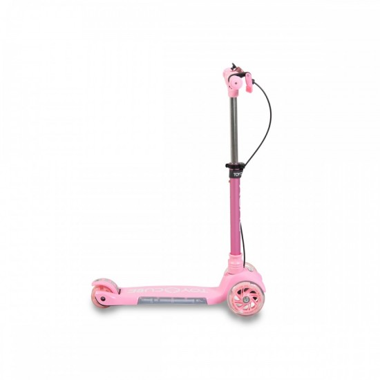 Πατίνι με φρένο και κουδούνι Scooter Toy cube pink Byox 3800146225544 