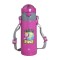 Παγούρι Θερμός Με Καλαμάκι 400ml Kids Thermos 'Masha Earth First' Magenta Ecolife 33-BO-2120
