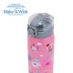 Θερμός μπουκάλι ανοξείδωτο "We Care", Pinky Girly 500ml Nava 110-014