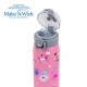 Θερμός μπουκάλι ανοξείδωτο "We Care", Pinky Girly 500ml Nava 110-014
