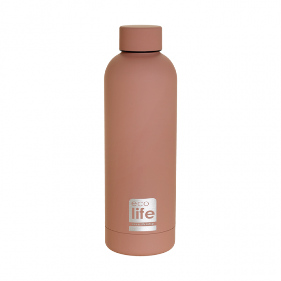 Μπουκάλι Dusty Pink Thermos 500ml Ecolife 3033