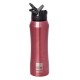 Red Thermos 550ml Mε εσωτερικό καλαμάκι  Ecolife  3021