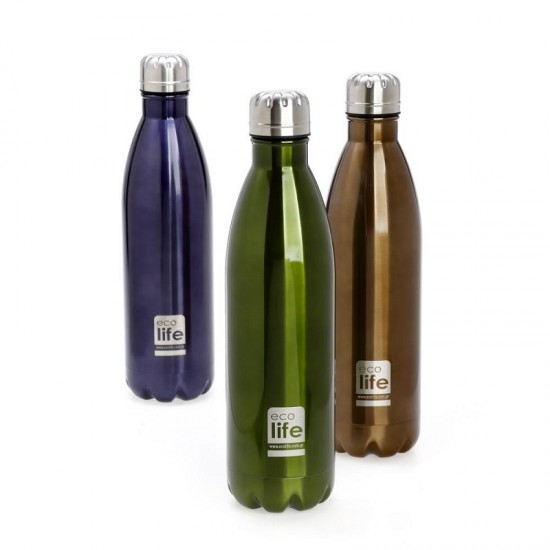 Green Thermos 750ml Ecolife 3001
