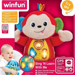 Μελωδικό Μαϊμουδάκι Sing N’ Learn Animal Pal – Monkey Winfun 403259