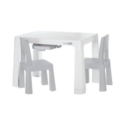 Παιδικό τραπεζάκι με 2 καρέκλες Neo White/Grey FreeOn 46620