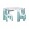Παιδικό τραπεζάκι με 2 καρέκλες Neo White/Mint FreeOn 46637