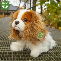 Λούτρινος Σκύλος King Charles Spaniel Καθιστό 25 Εκ. Eco-Friendly Rappa 203044