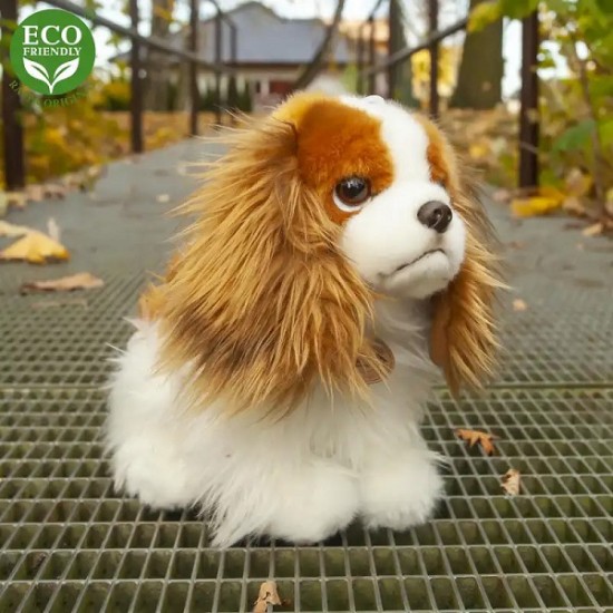 Λούτρινος Σκύλος King Charles Spaniel Καθιστό 25 Εκ. Eco-Friendly Rappa 203044