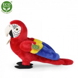 Λούτρινος Παπαγάλος Macaw Κόκκινος 24 Εκ. Eco-Friendly Rappa 195028