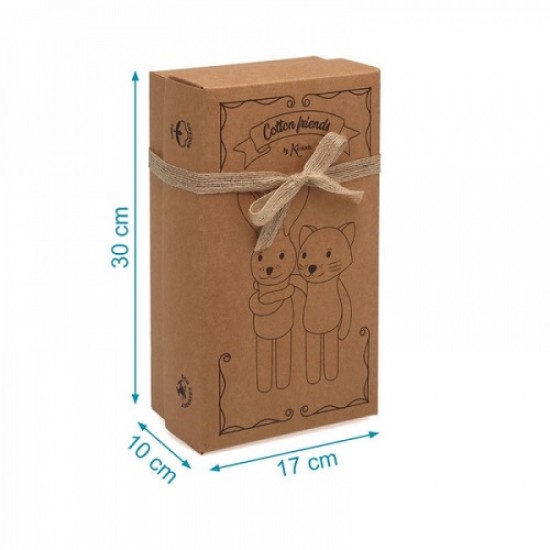 Πανάκι Παρηγοριάς Βαμβακερό Γατάκι 25cm. Kiokids 3108