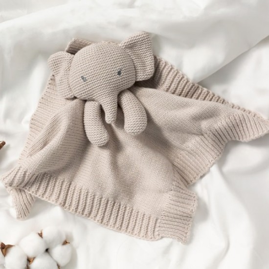 Πανάκι Παρηγοριάς Cotton Friends Ελεφαντάκι 25cm. Γκρι KioKIds 3885