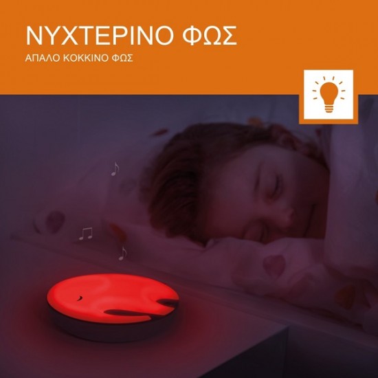 ΕΜΜΥ Ελεφαντάκι Συσκευή Ύπνου με Τεχνική Αναπνοής, Κόκκινο Φως & Λευκούς Ήχους USB ZAZU ZA-EMMY-01