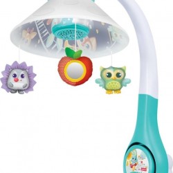 Μελωδικό Περιστρεφόμενο 3 in 1 Night Time Projector Mobile Winfun 403273