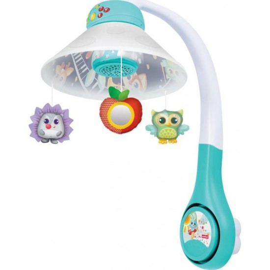 Μελωδικό Περιστρεφόμενο 3 in 1 Night Time Projector Mobile Winfun 403273