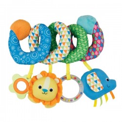 Πολύχρωμο Σπιράλ με Κουδουνίστρες Take Along Fun Spiral Toy Winfun 403241