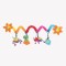 Spiral Toy Amazing Garden Twirly Whirly Κουδουνίστρα PlayGro 0111885