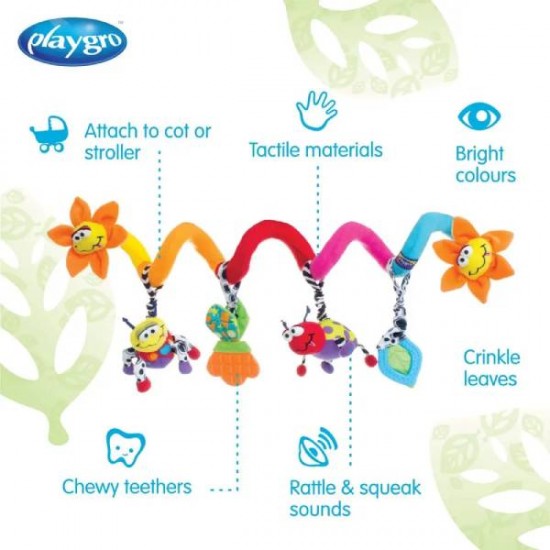Spiral Toy Amazing Garden Twirly Whirly Κουδουνίστρα PlayGro 0111885