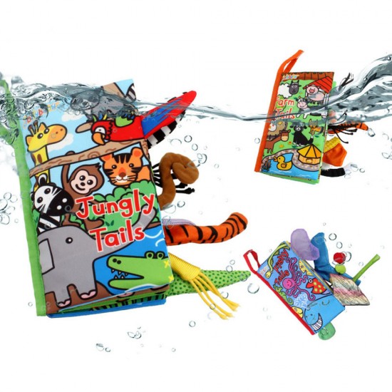 Βιβλίο Δραστηριοτήτων Soft Book with Tails Jungle 8232  Bali Bazoo 6925783801924