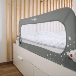 Προστατευτική Μπάρα Ασφαλείας Bed Rail Little Stars Grey FreeOn 48457