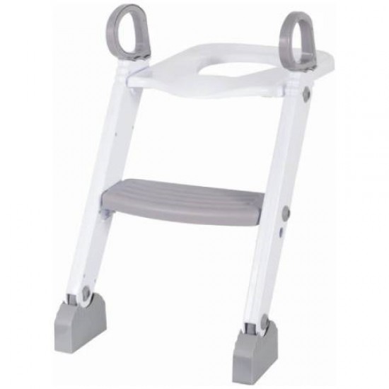 Εκπαιδευτικό Κάθισμα Τουαλέτας με Σκάλα White-Grey FreeOn 42325
