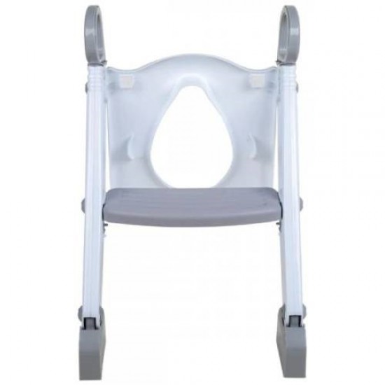 Εκπαιδευτικό Κάθισμα Τουαλέτας με Σκάλα White-Grey FreeOn 42325