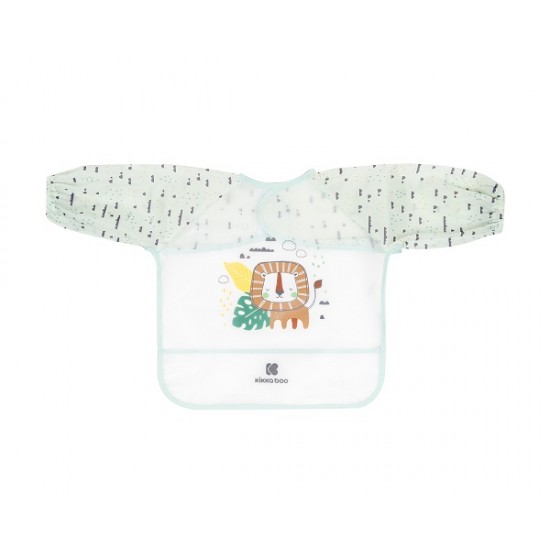 Αδιάβροχη Σαλιάρα ЕVA με Μανίκια & Τσέπη Savanna Mint Kikka Boo 31303030033