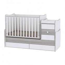 Κρεβάτι Maxi Plus Μετατρεπόμενο Πολυμορφικό White/Artwood Lorelli 10150300030A
