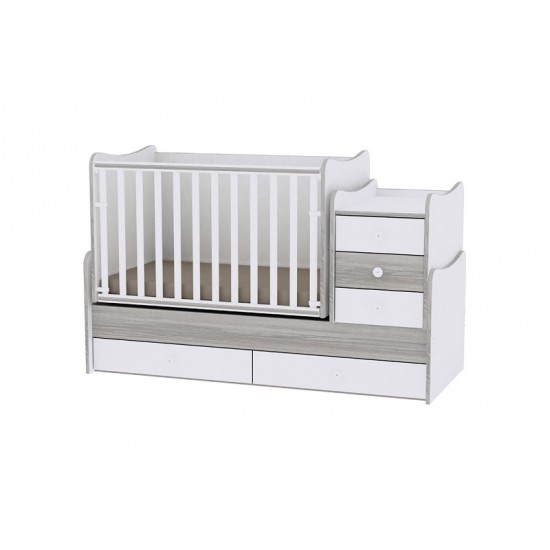 Κρεβάτι Maxi Plus Μετατρεπόμενο Πολυμορφικό White/Artwood Lorelli 10150300030A