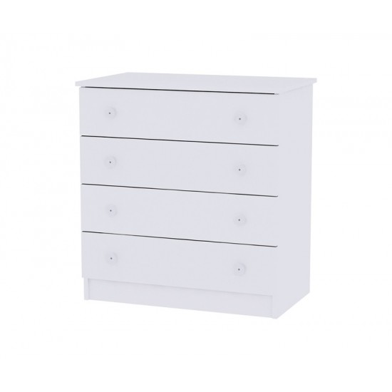 Συρταριέρα Dresser White Lorelli 10170070024A