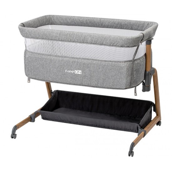 Λίκνο side by side Bliss Grey FreeOn 49584