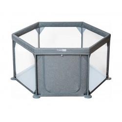 Εξάγωνο παρκοκρέβατο Hexagon Melange Grey FreeON 44459 