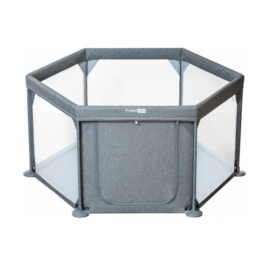 Εξάγωνο παρκοκρέβατο Hexagon Melange Grey FreeON 44459 