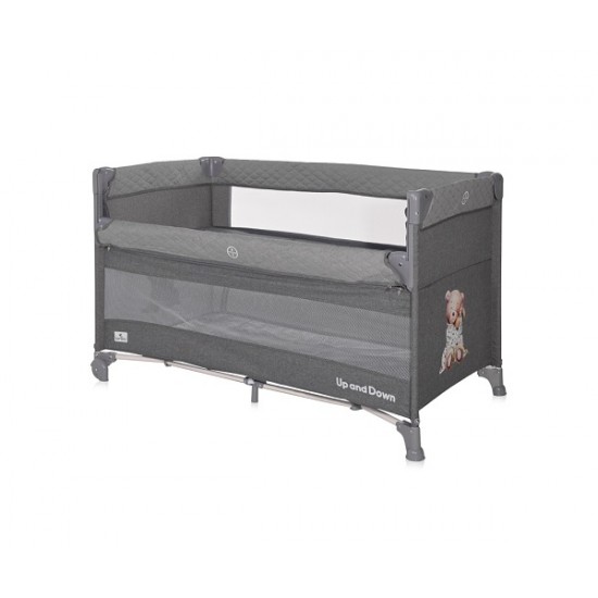 Παρκοκρέβατο 2 Επιπέδων Up and Down Cool Grey Bear Lorelli 10080062370