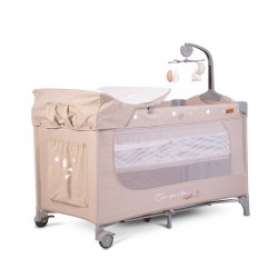 Παρκοκρέβατο Once Upon A Time 3 Layers Beige Cangaroo 3800146248413