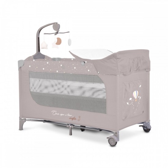 Παρκοκρέβατο Play yard Once upon a time L3 grey Cangaroo 3800146248420