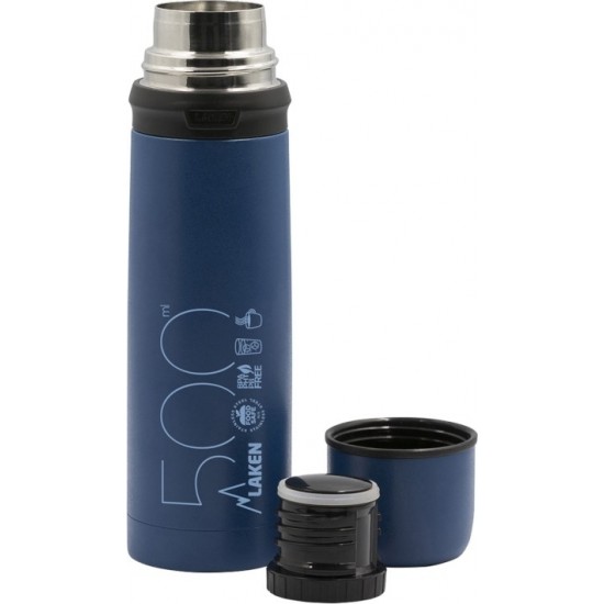 Θερμός Υγρών 500ml Μπλε Laken 180050A