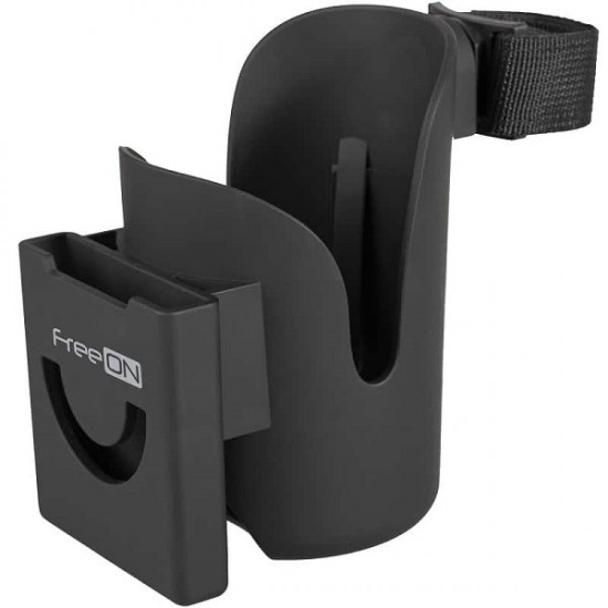 Ποτηροθήκη & Θήκη τηλεφώνου για καρότσι FreeOn 45715