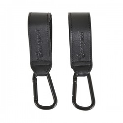 Γάντζοι Καροτσιού Universal Leather 2τμχ. Cangaroo Black 3800146271992