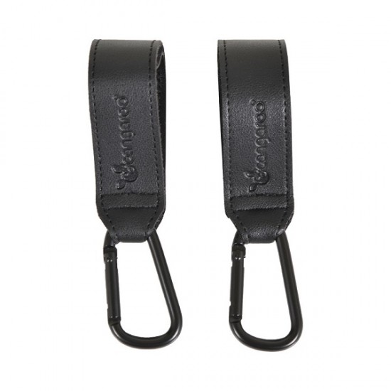 Γάντζοι Καροτσιού Universal Leather 2τμχ. Cangaroo Black 3800146271992