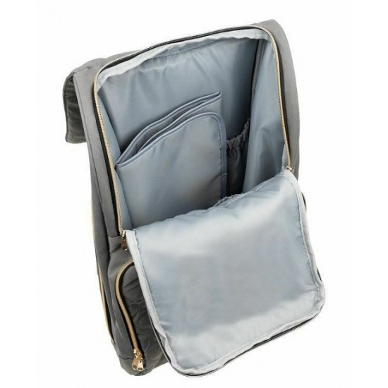 Backpack Τσάντα Αλλαξιέρα Gray Gold FreeOn 43131