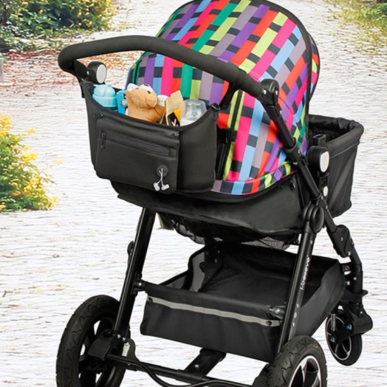 Οργανωτής Καροτσιού Neopren Black Babywise 04