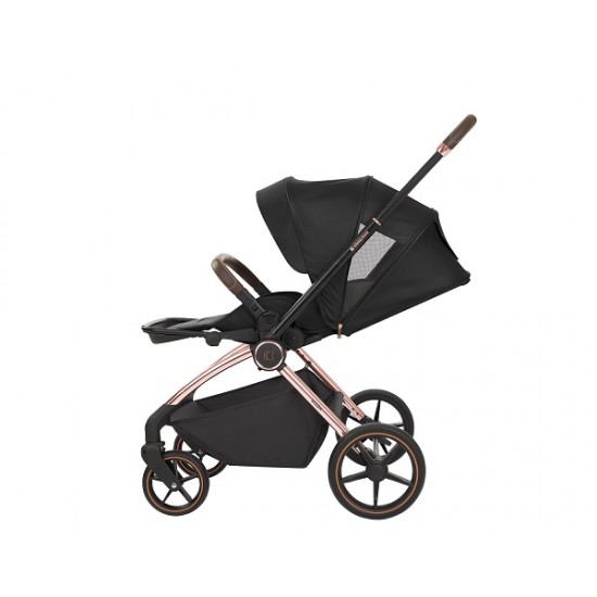 Πολυκαρότσι 2 σε 1 με πορτ-μπεμπέ Kara Black Kikka boo 31001020141 