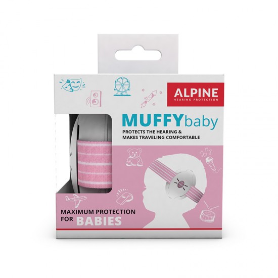 Βρεφικές Ωτοασπίδες Muffy Baby Pink -New- Alpine 111.82.371