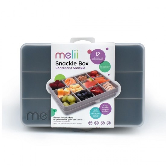 Δοχείο για σνακ με χωρίσματα Grey Melii MEL19000